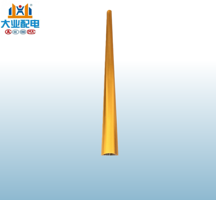 铝合金弧形地面线槽6号普通金1