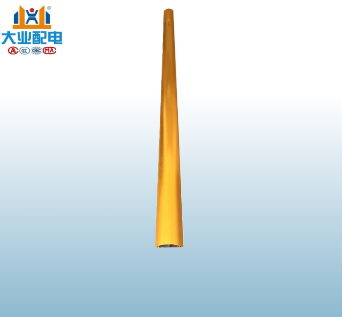 铝合金弧形地面线槽8号普通金1